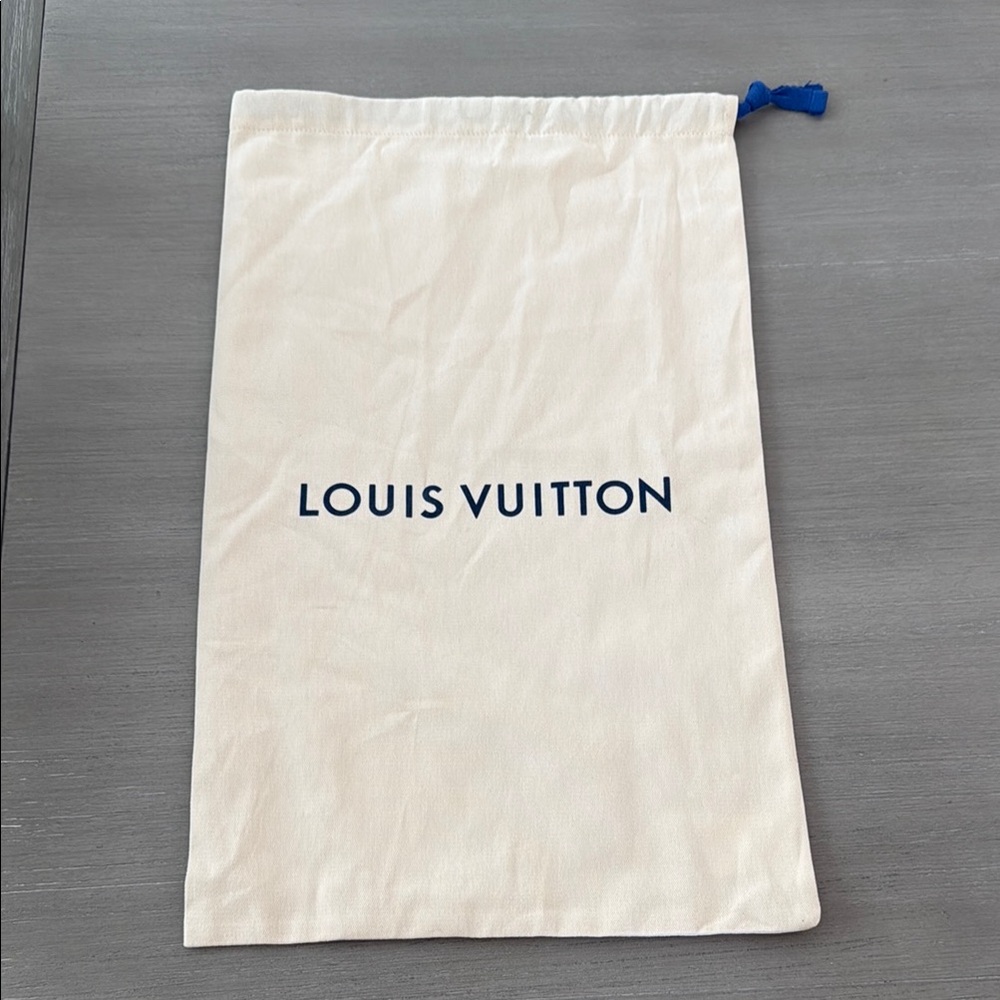 Louis Vuitton Cream Drawstring Dust Bag NEW